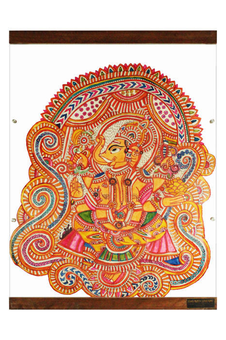 AP Leather Puppet Ganesha