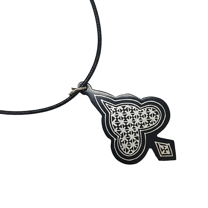 Bidriware Christmas Tree Pendant