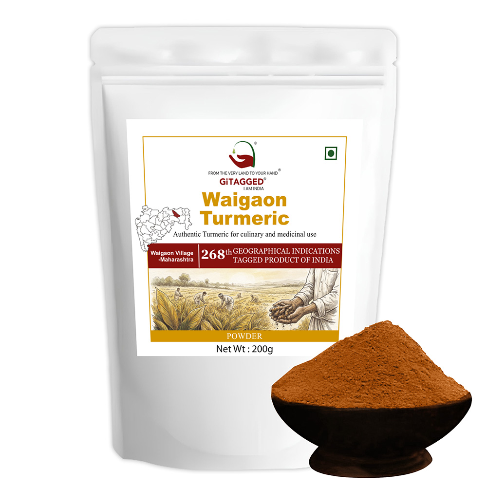 Maharashtra's Waigaon Pure Turmeric (Powder) - 200gms