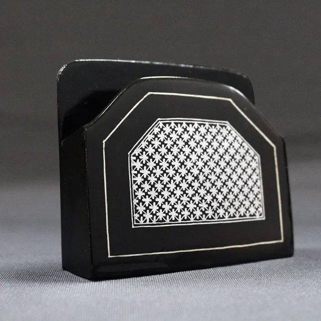 Bidriware Silver Inlay Visiting Card Holder