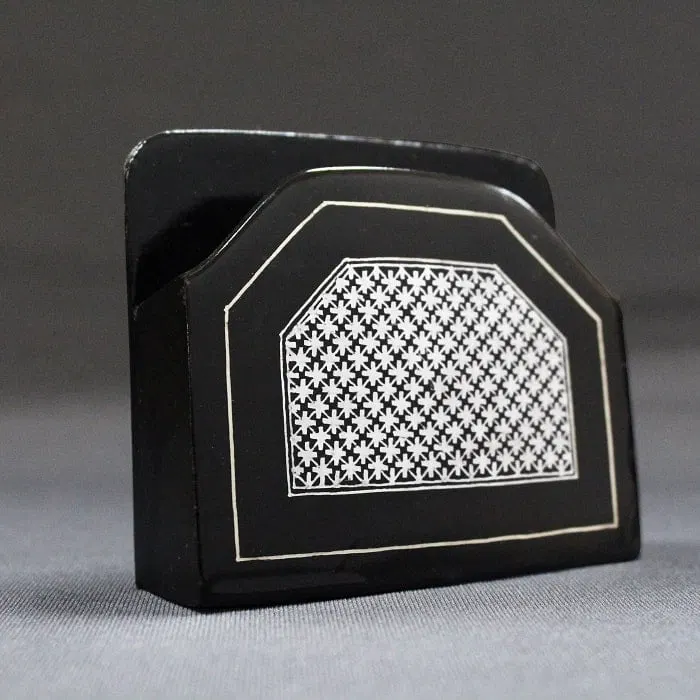 Bidriware Silver Inlay Visiting Card Holder