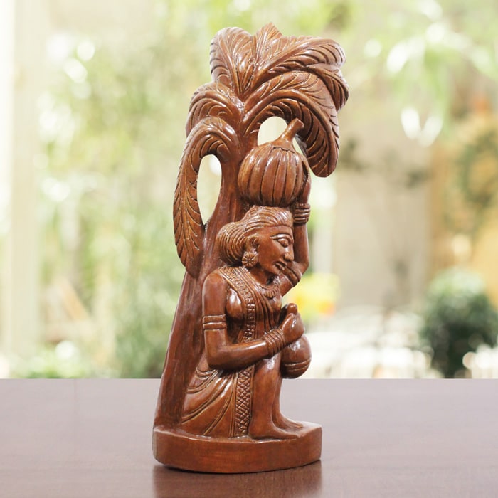 Bastar Wooden Handmade Bajar Artwork