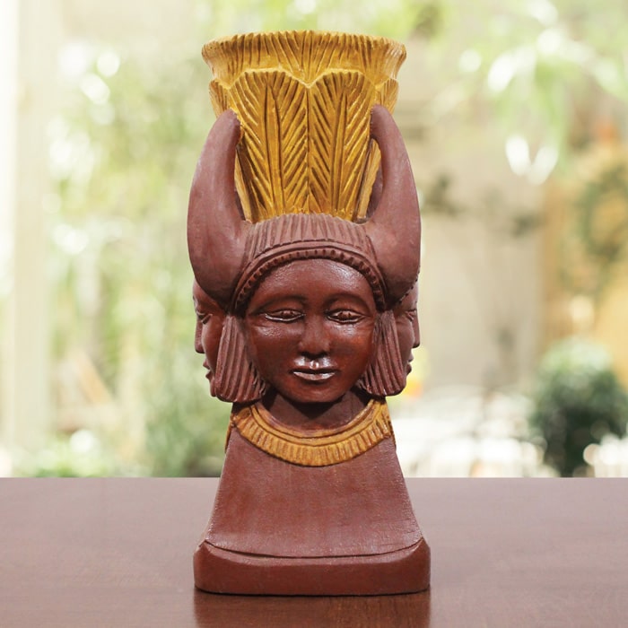 Bastar Wooden Handmade Madiya Head Artwork