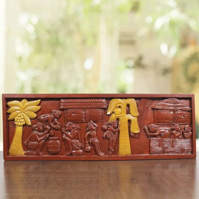 Bastar Wooden Handmade Salfi Village Artwork