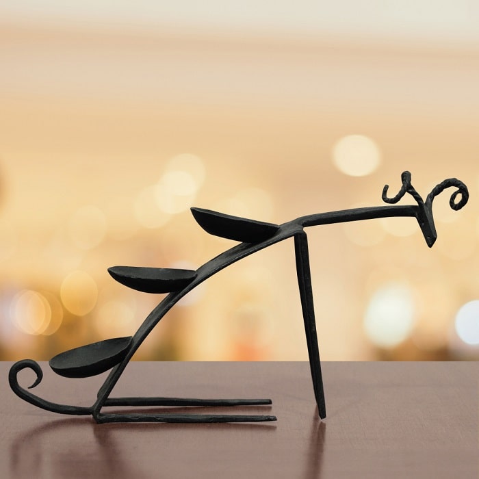 Iron Craft - Sheep Candle Stand
