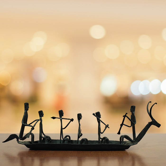 Iron Craft- Deer Boat (11 Inches)