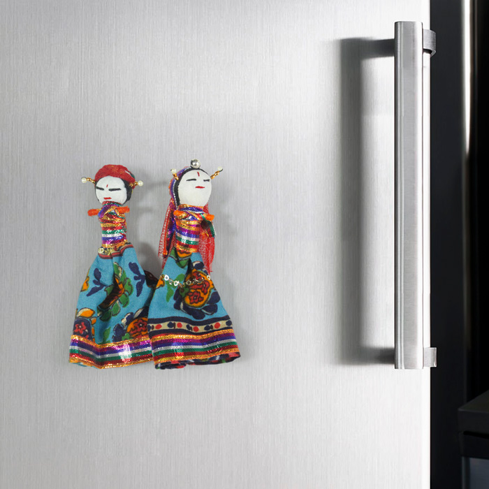 Rajasthan Khatputli Magnets Pair (5 Inches)