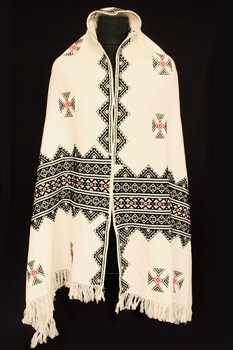 Toda Embroidery Wool-Cotton Shawl