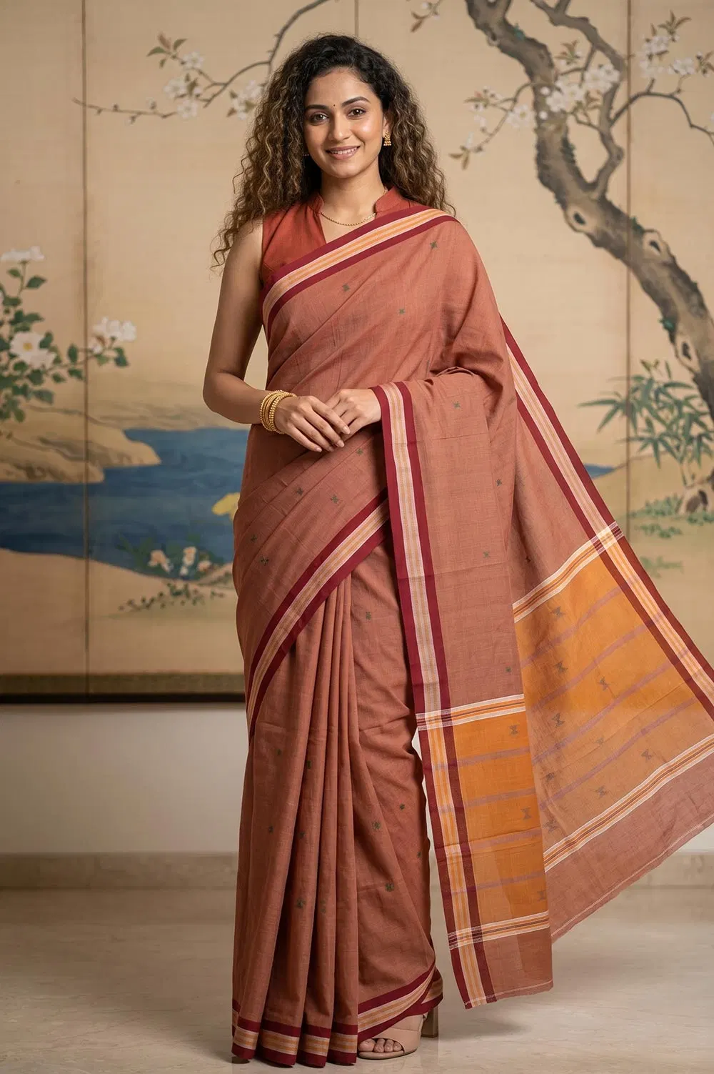 Udupi Handloom Cotton Saree