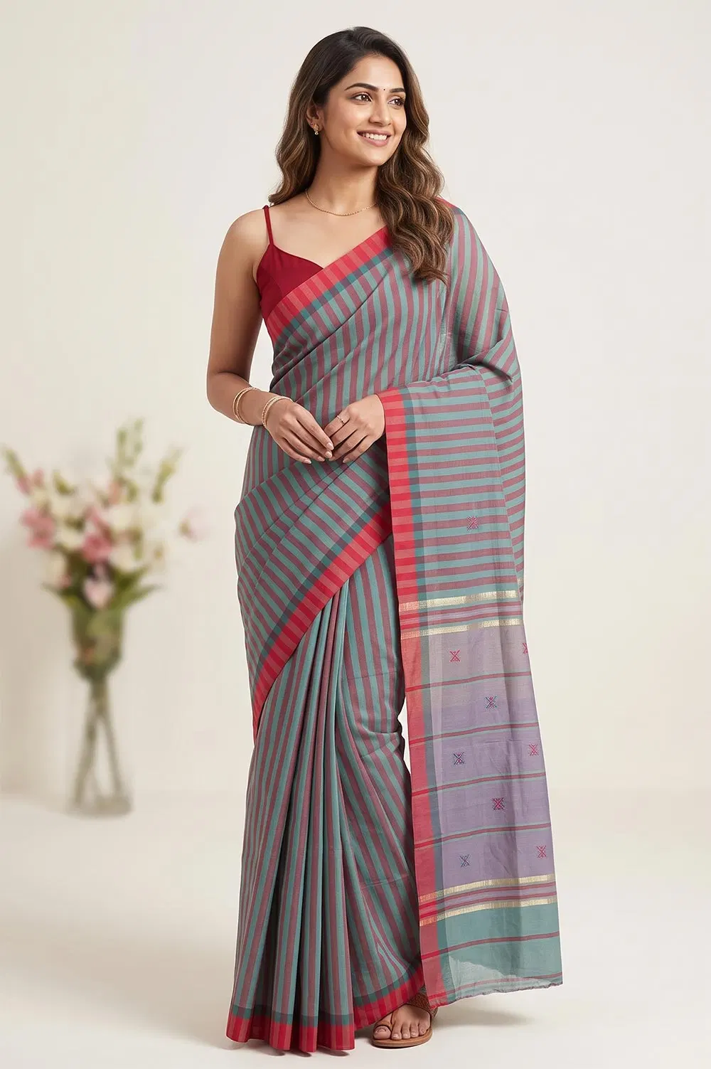 Udupi Handloom Cotton Saree