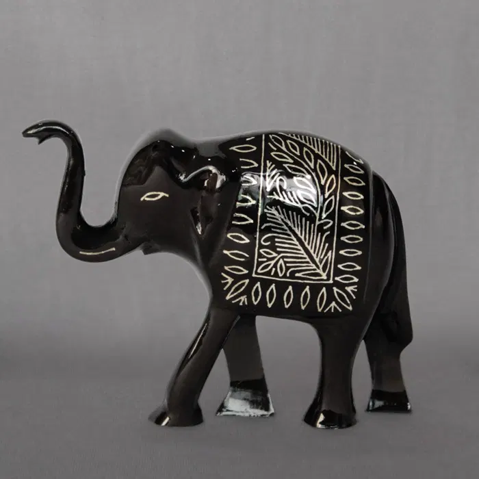 Bidriware Silver Inlay Elephant