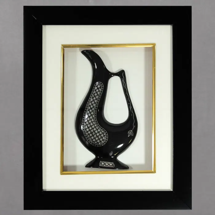 Bidriware Silver Inlay Jug Frame