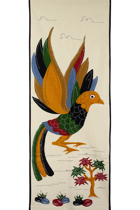 Pipli Applique Work Eagle Wall Hanging (20x54) Inches