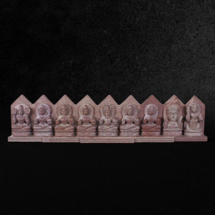 Konark Stone Carving Navagraha (13x3 Inches)