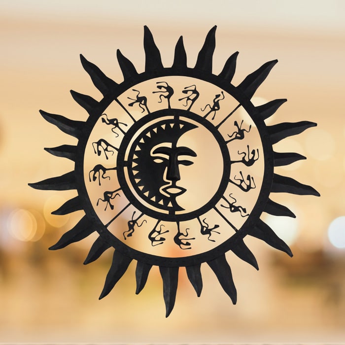 Bastar Iron Craft - Sun (1 Ft Dia)