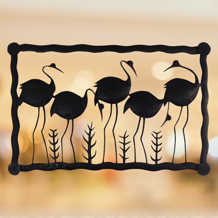 Bastar Iron Craft - Crane Photo Frame (2.5x1.5) feet