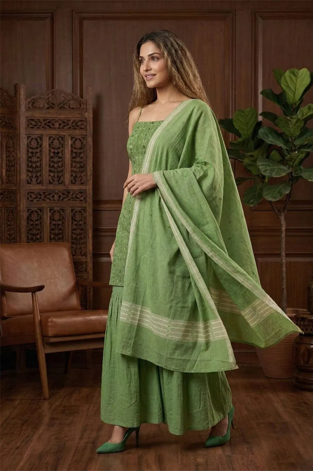 Orissa Ikat Salwar Suit Set (3pcs)