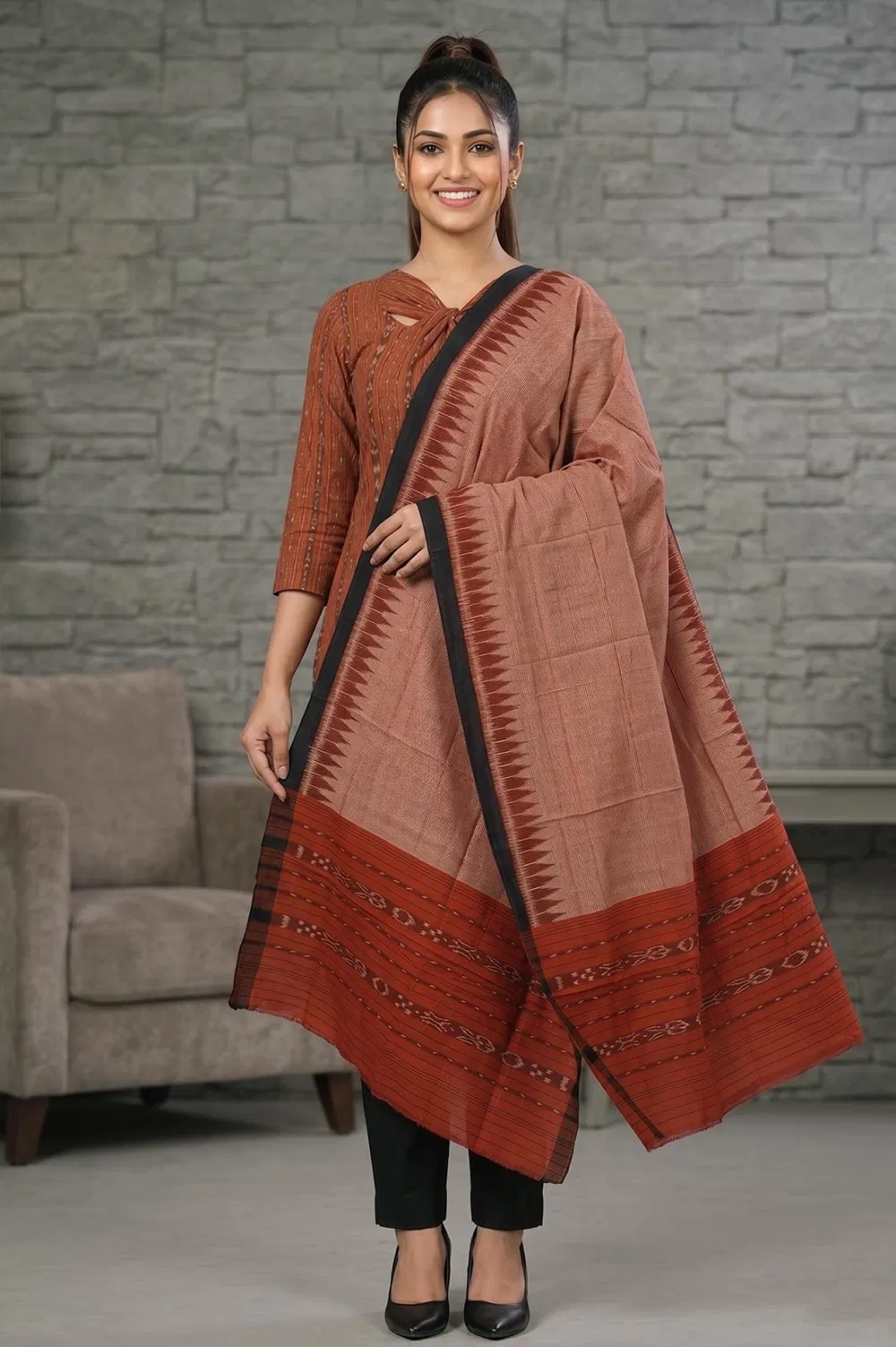 Orissa Ikat Salwar Suit Set (3pcs)