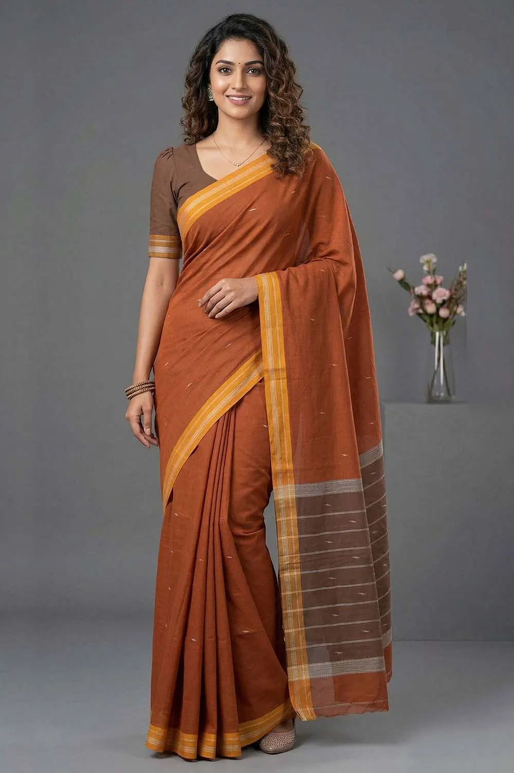 Udupi Handloom Cotton Saree