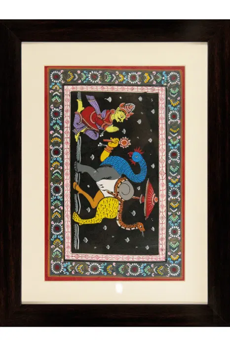 Orissa Pattachitra - Nabagunjar (18*13 Inches)