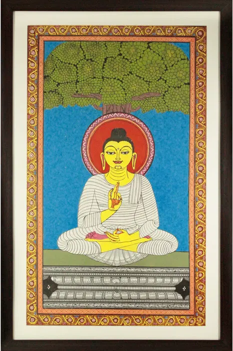 Orissa Pattachitra-Lord Buddha (24*36 Inches)