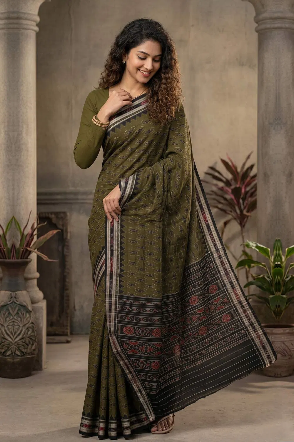 Orissa Ikat Deha Banda Cotton Saree
