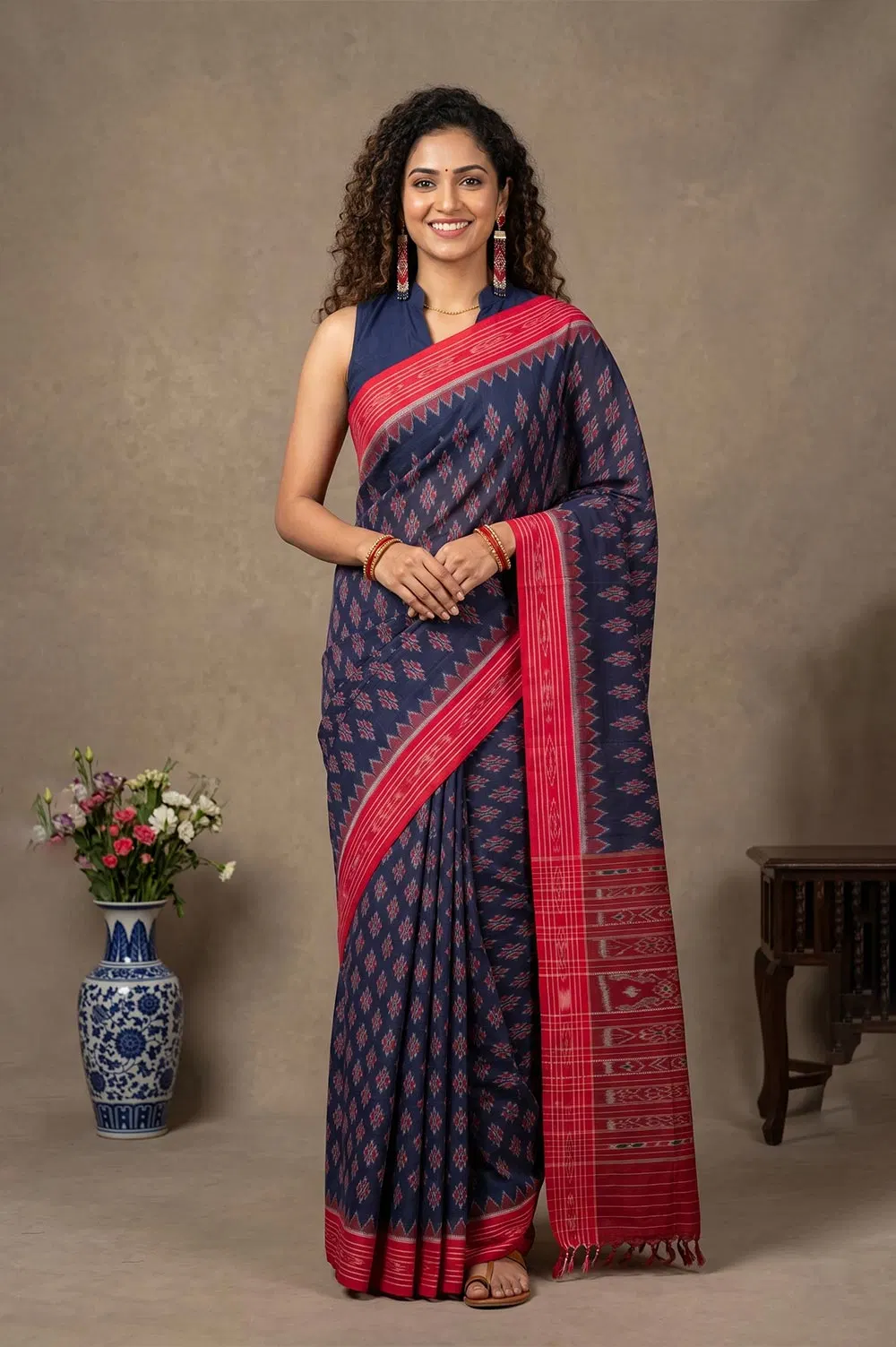 Orissa Ikat Deha Banda Cotton Saree