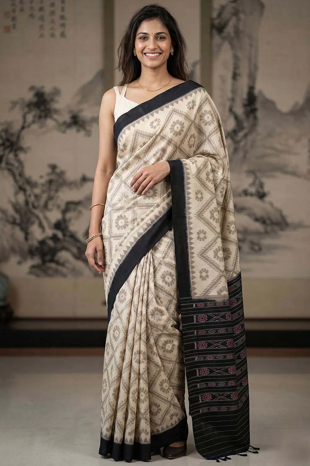 Orissa Ikat Deha Banda Cotton Saree