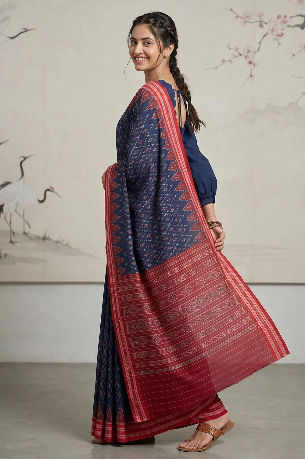 Orissa Ikat Deha Banda Cotton Saree