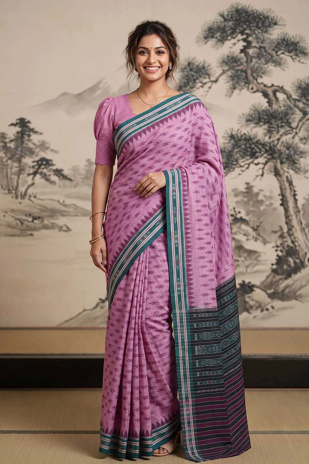 Orissa Ikat Deha Banda Cotton Saree