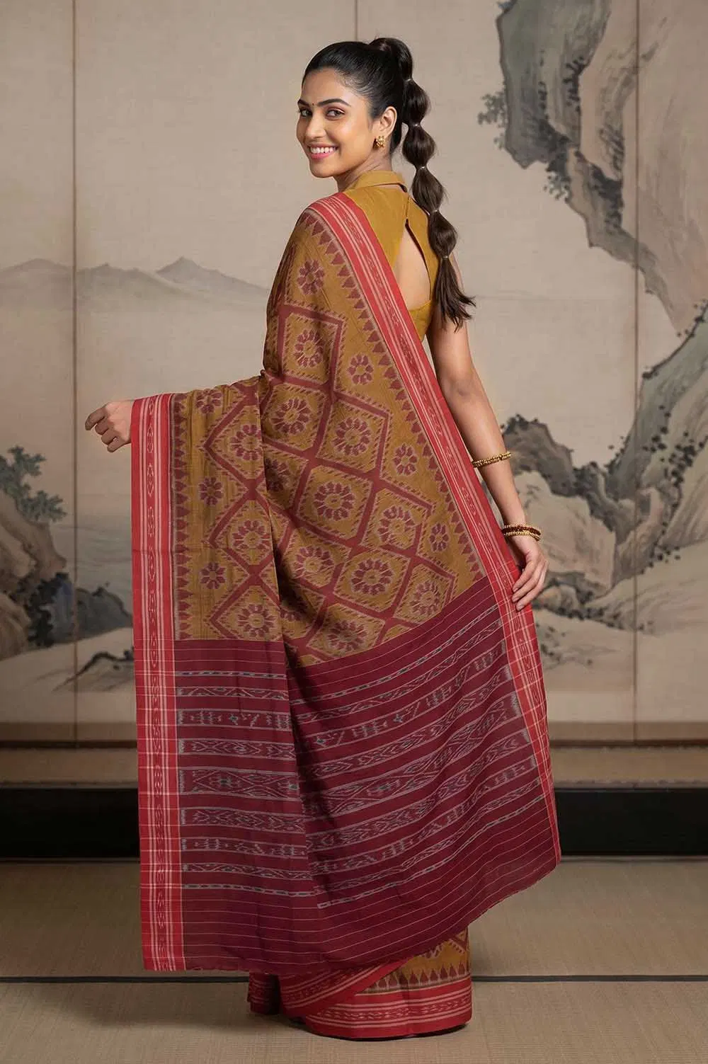 Orissa Ikat Deha Banda Cotton Saree