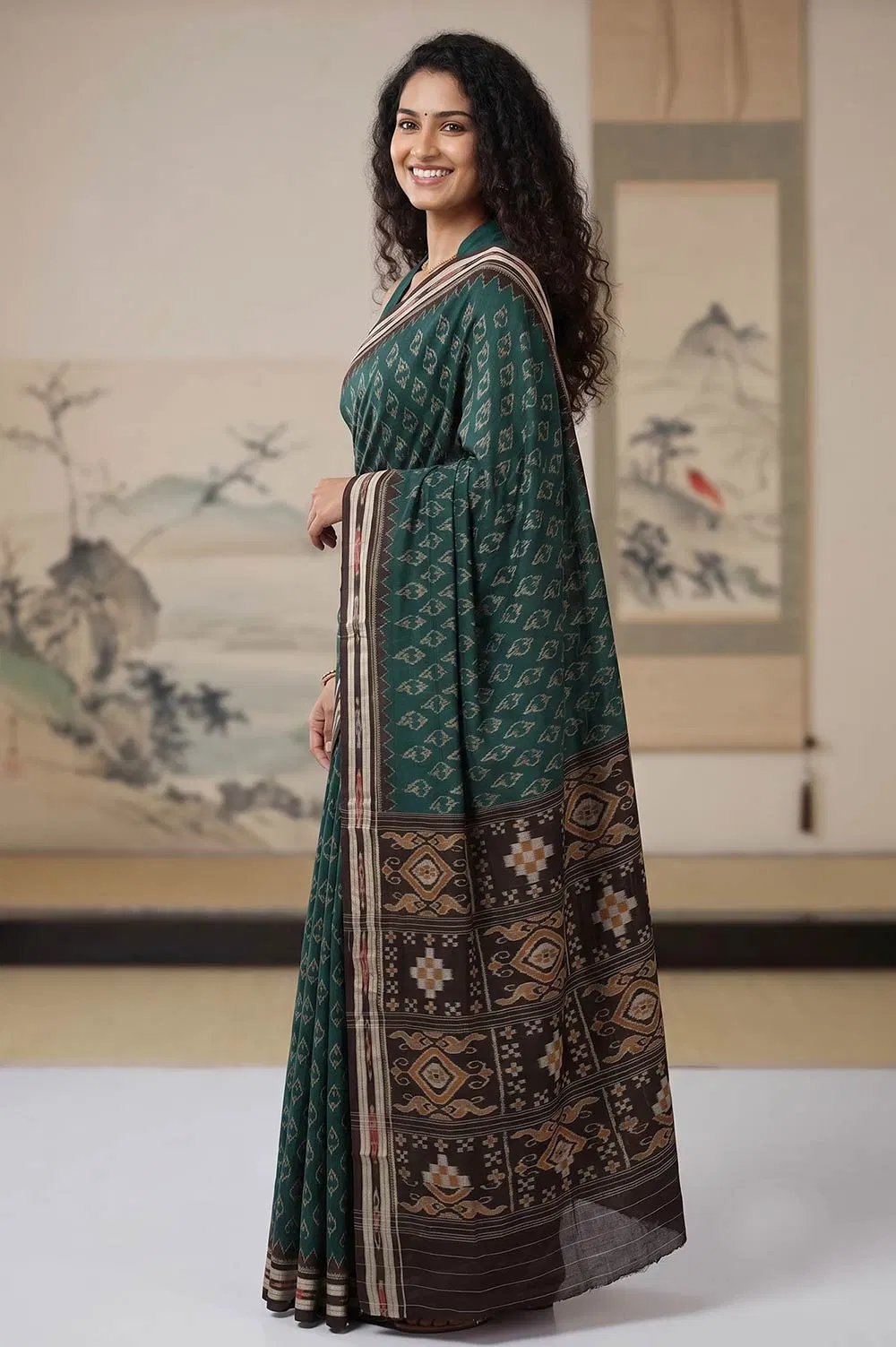 Orissa Ikat Deha Banda Cotton Saree