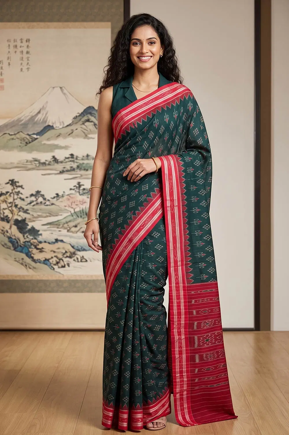 Orissa Ikat Deha Banda Cotton Saree