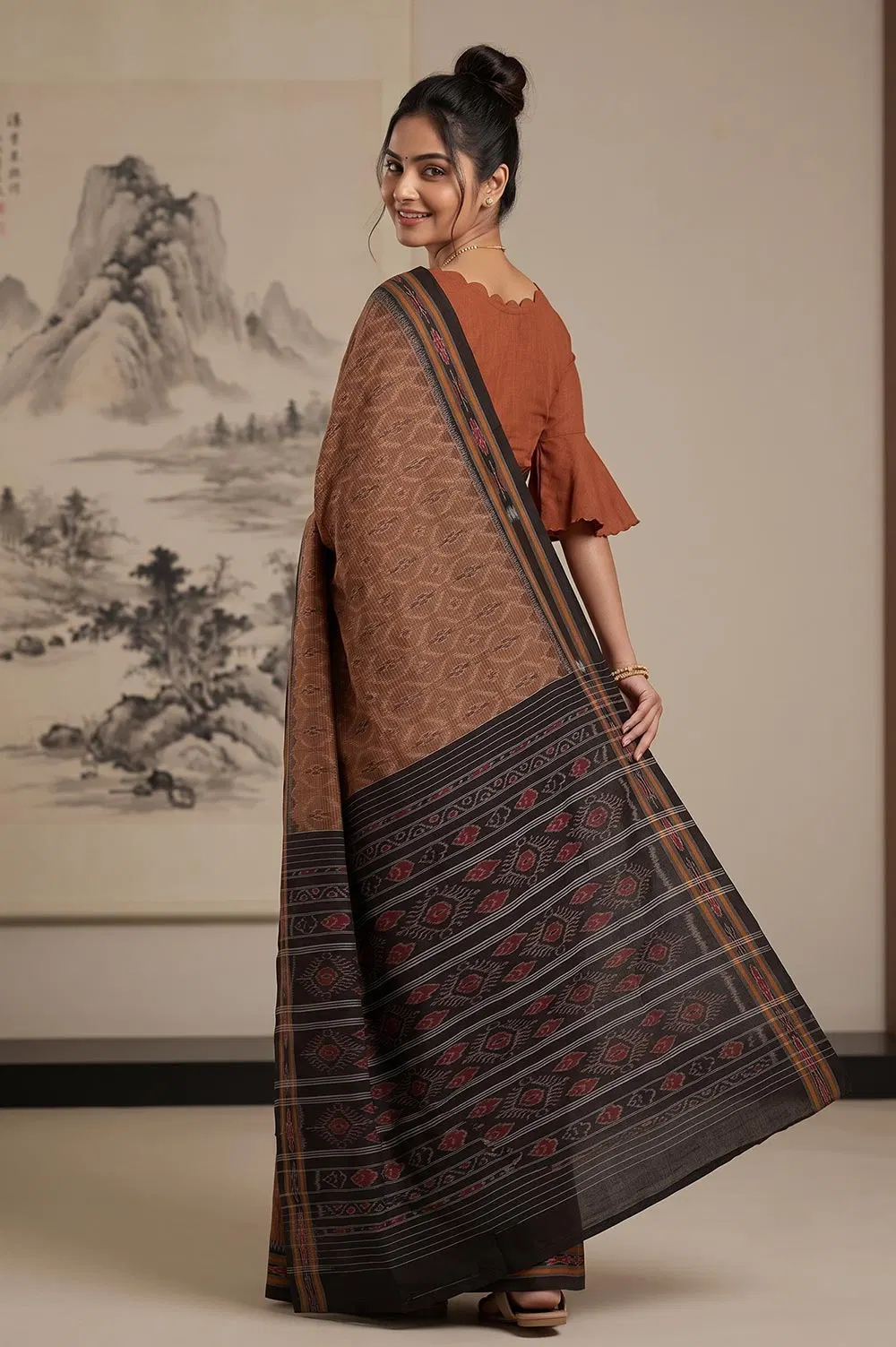 Orissa Ikat Deha Banda Cotton Saree
