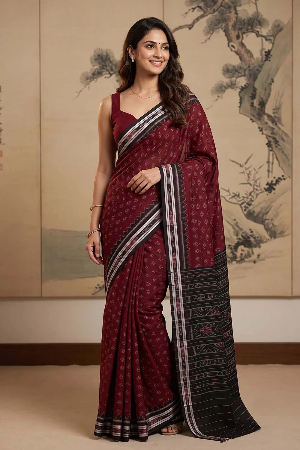 Orissa Ikat Deha Banda Cotton Saree