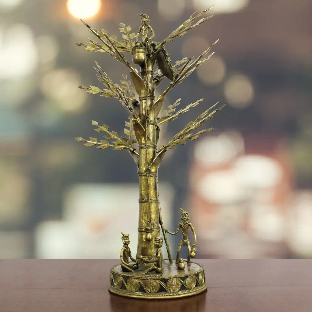 Bastar Dhokra Art Sulfi Tree (2 feet)