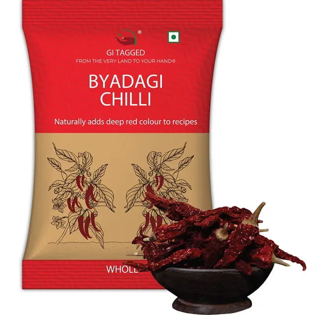 Byadagi Chilli Whole: Discover the Unique Spice of Karnataka -200gm