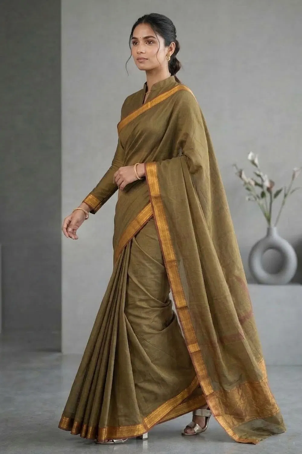 Mangalagiri Handloom Pure Cotton Saree