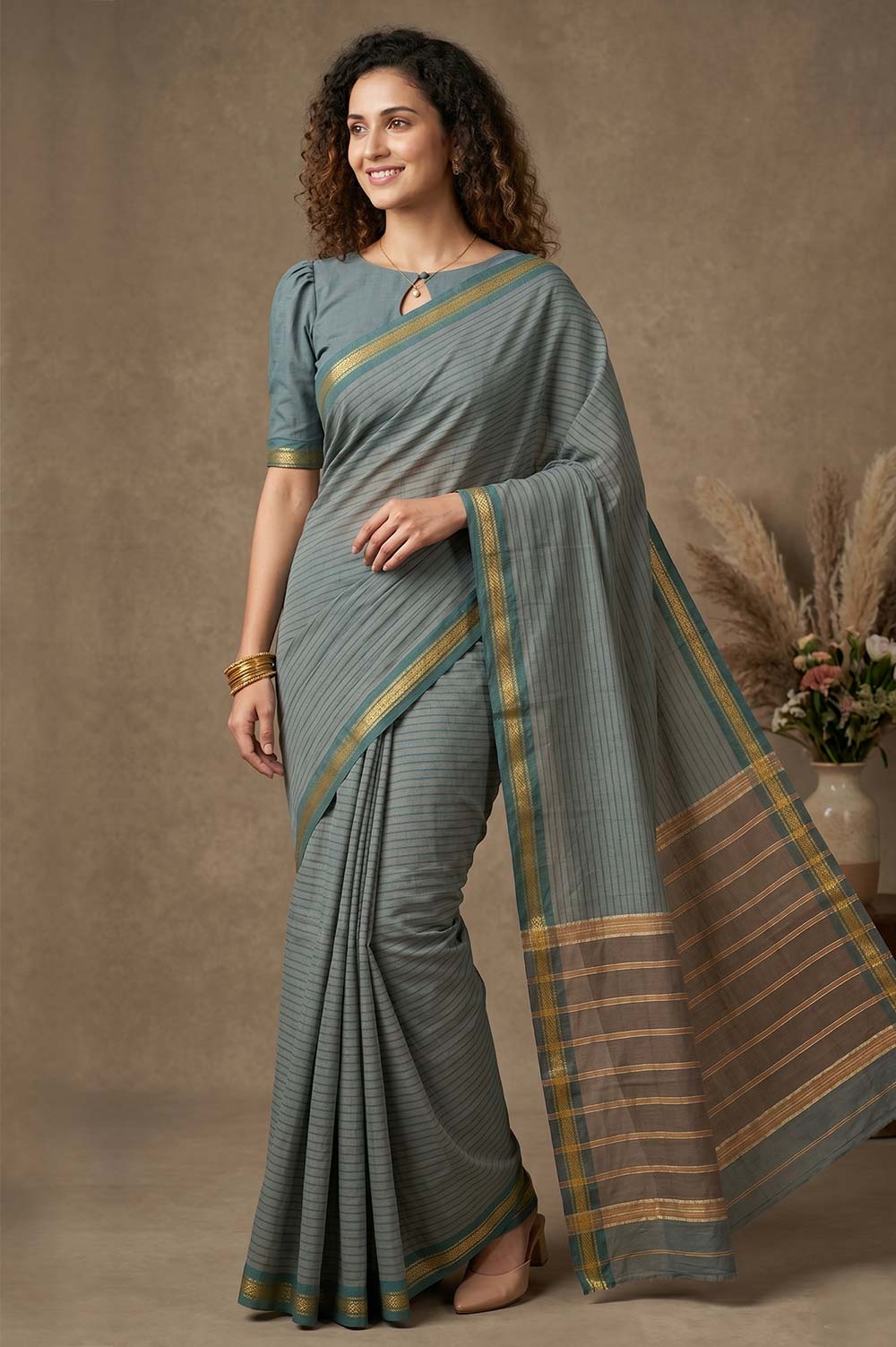 Udupi Handloom Cotton Saree