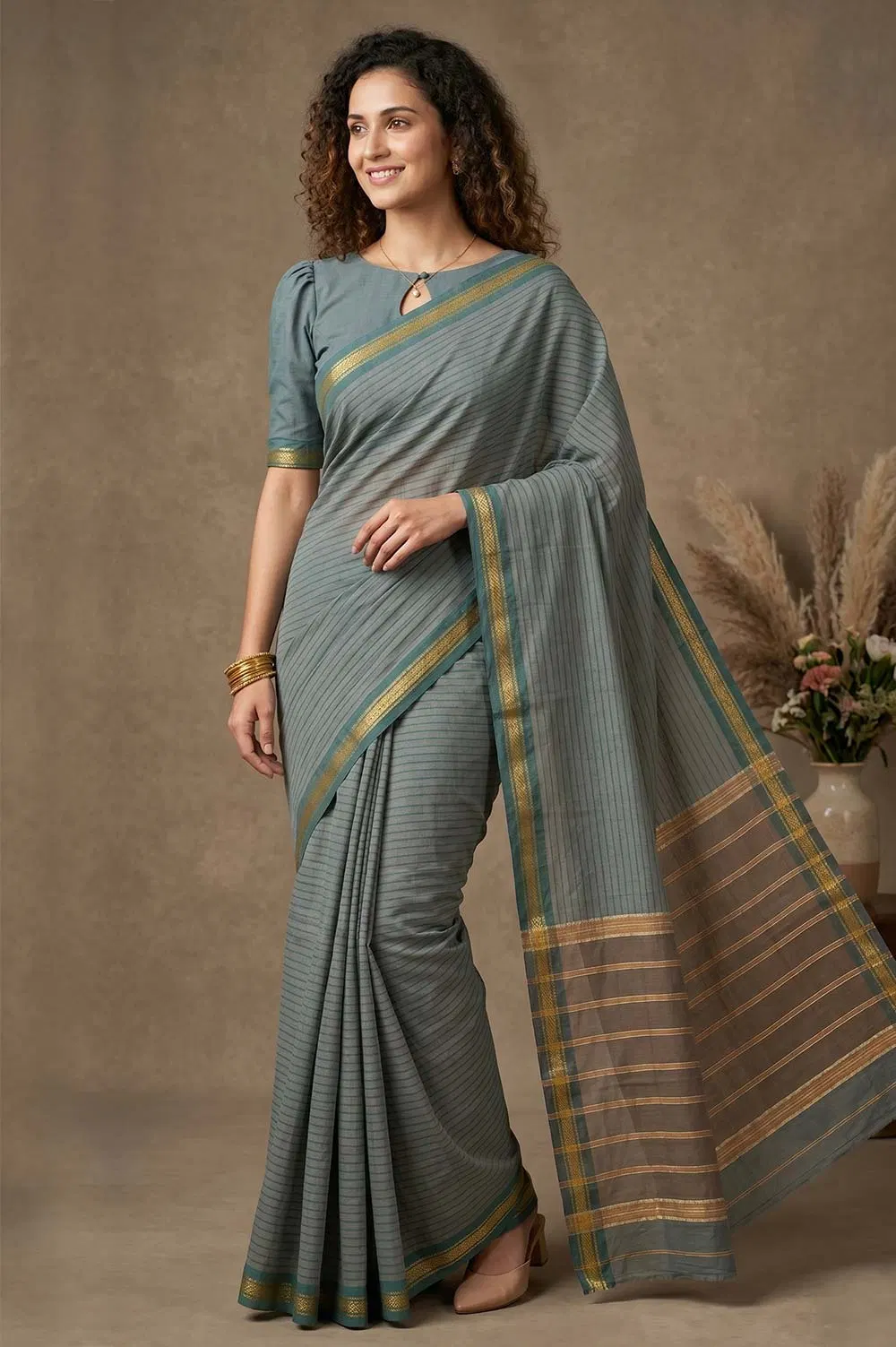 Udupi Handloom Cotton Saree