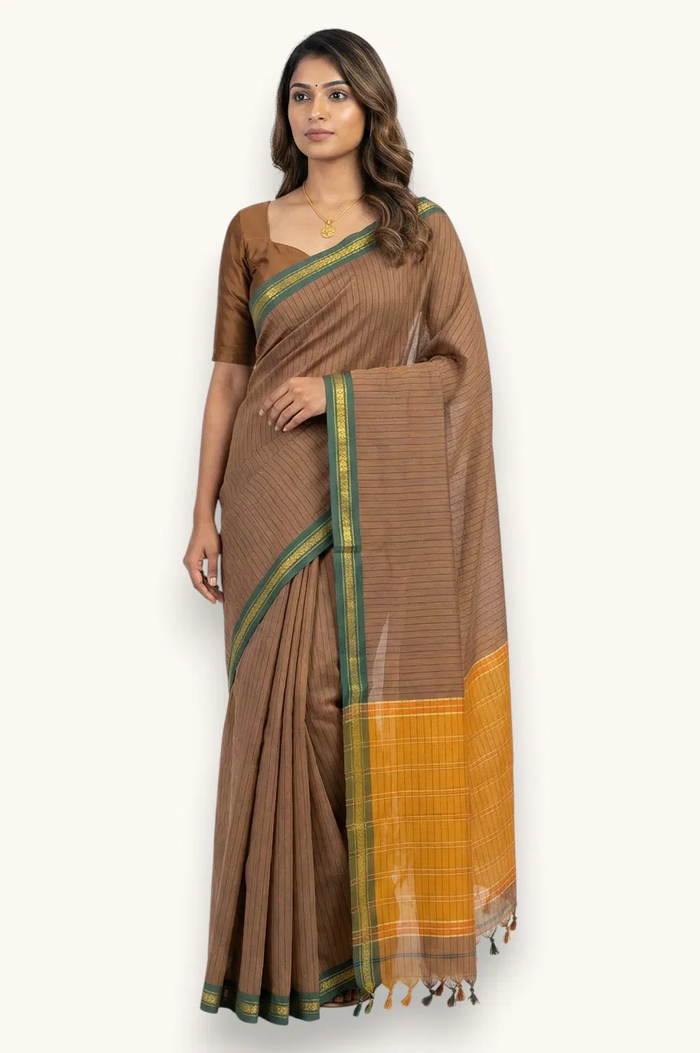 Udupi Handloom Pure Cotton Saree