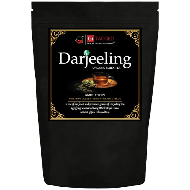 Premium Darjeeling Tea Whole Leaf (Black) - 200 gms