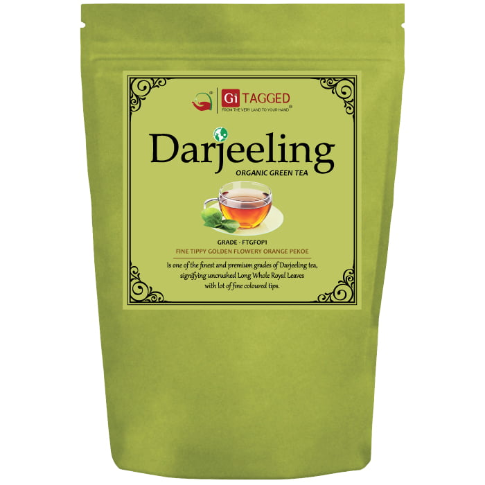Premium Darjeeling Tea Whole Leaf (Green) - 200 gms