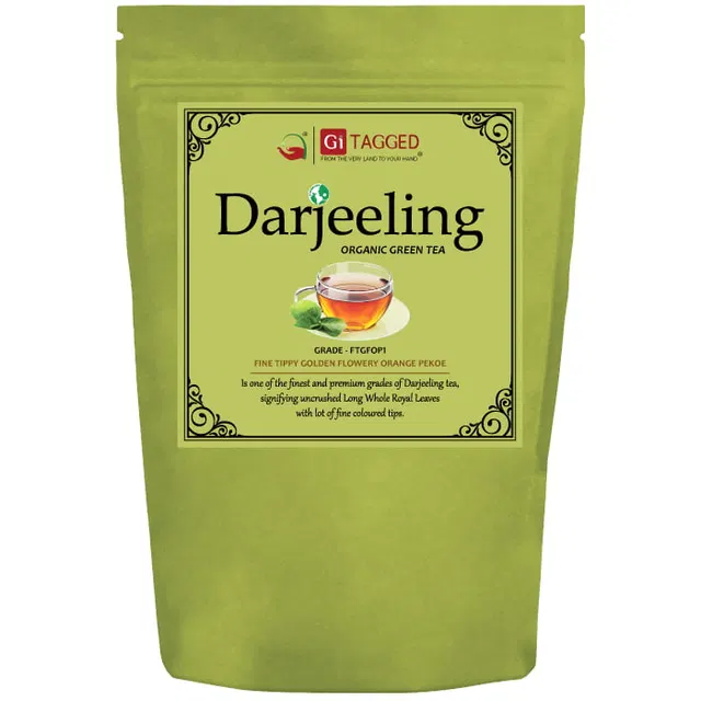 Premium Darjeeling Tea Whole Leaf (Green) - 200 gms