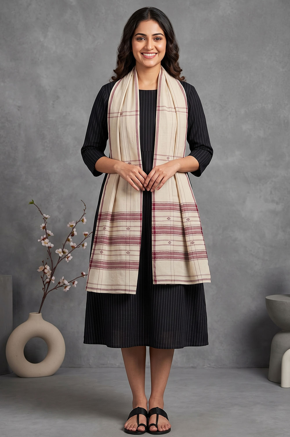 Organic Dyed Kotpad Pure Cotton Stole