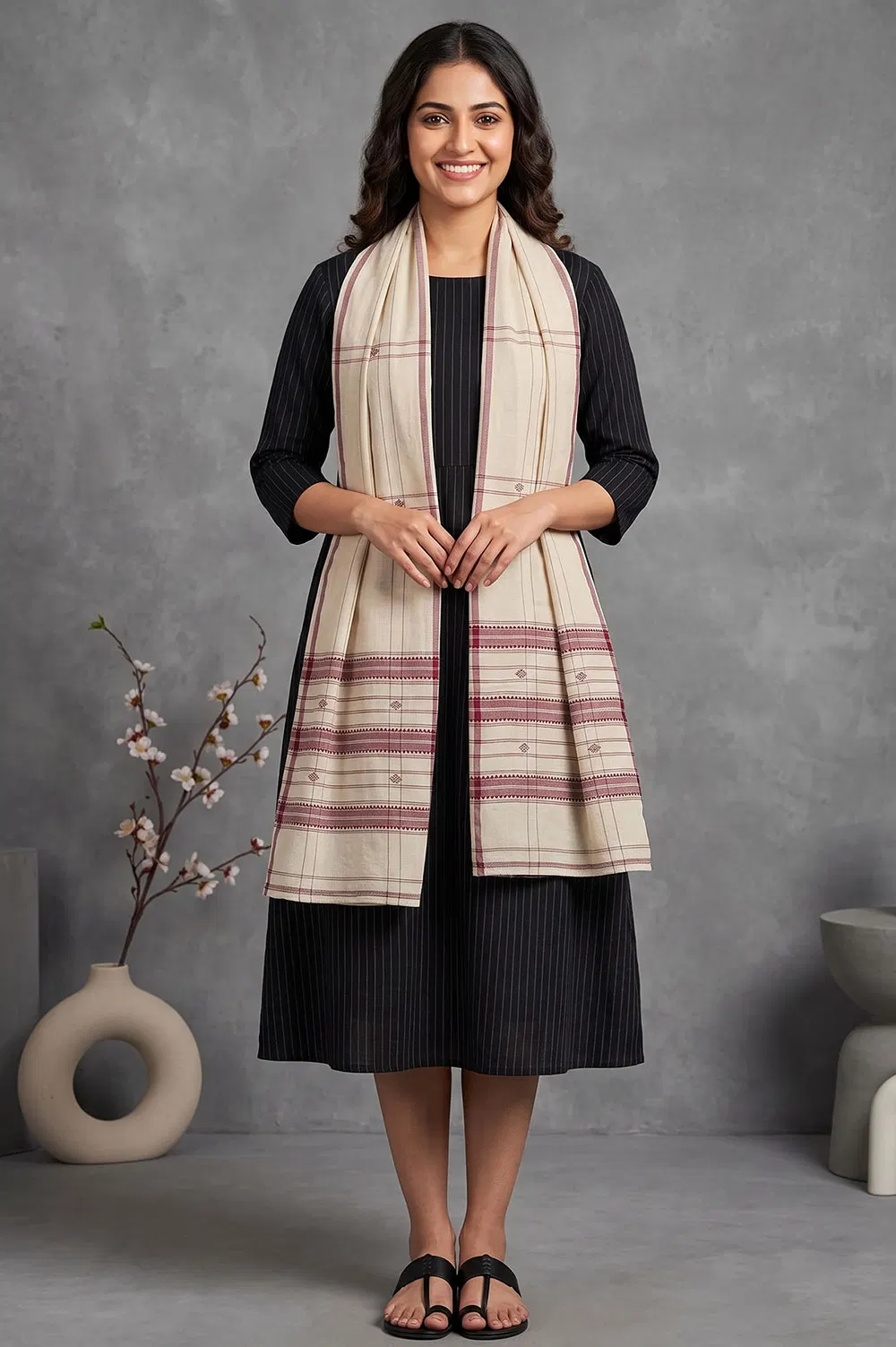 Organic Dyed Kotpad Pure Cotton Stole