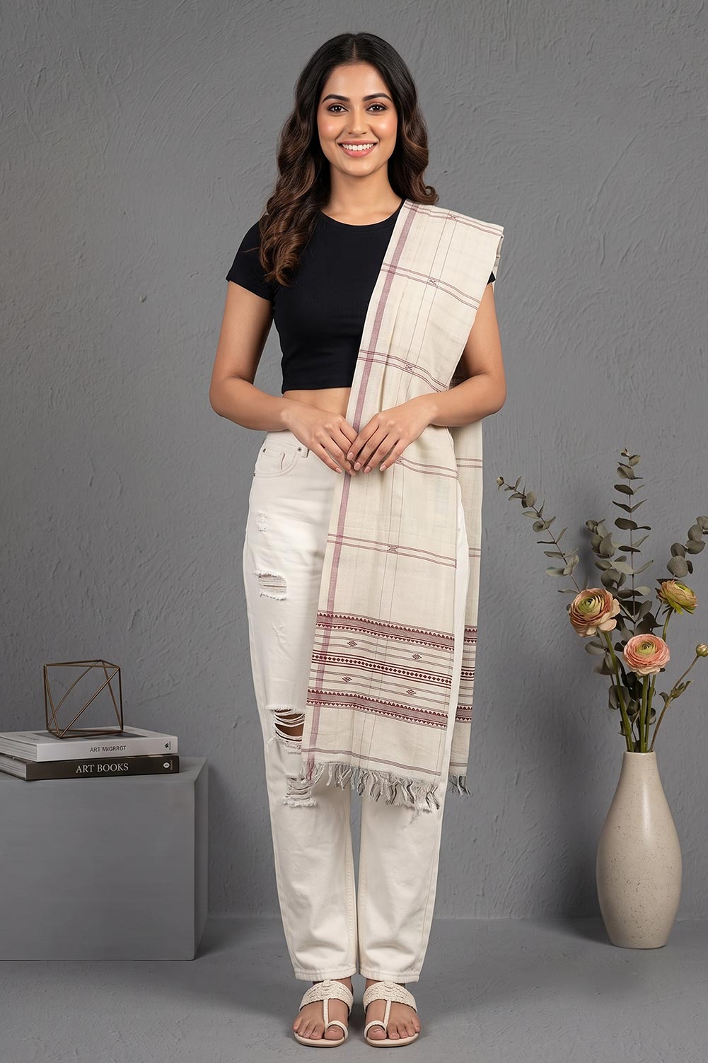 Organic Dyed Kotpad Pure Cotton Stole