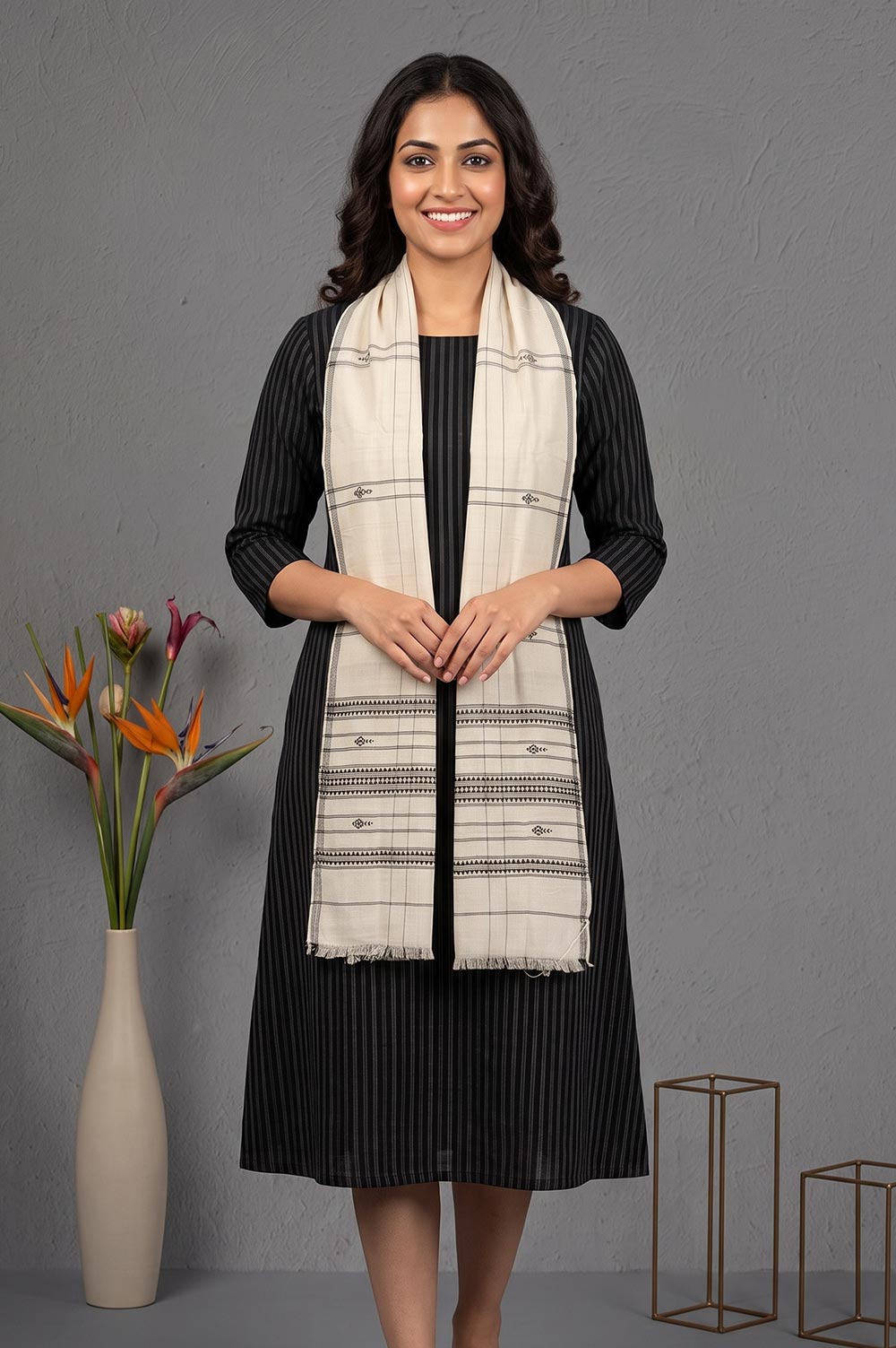 Organic Dyed Kotpad Pure Cotton Stole