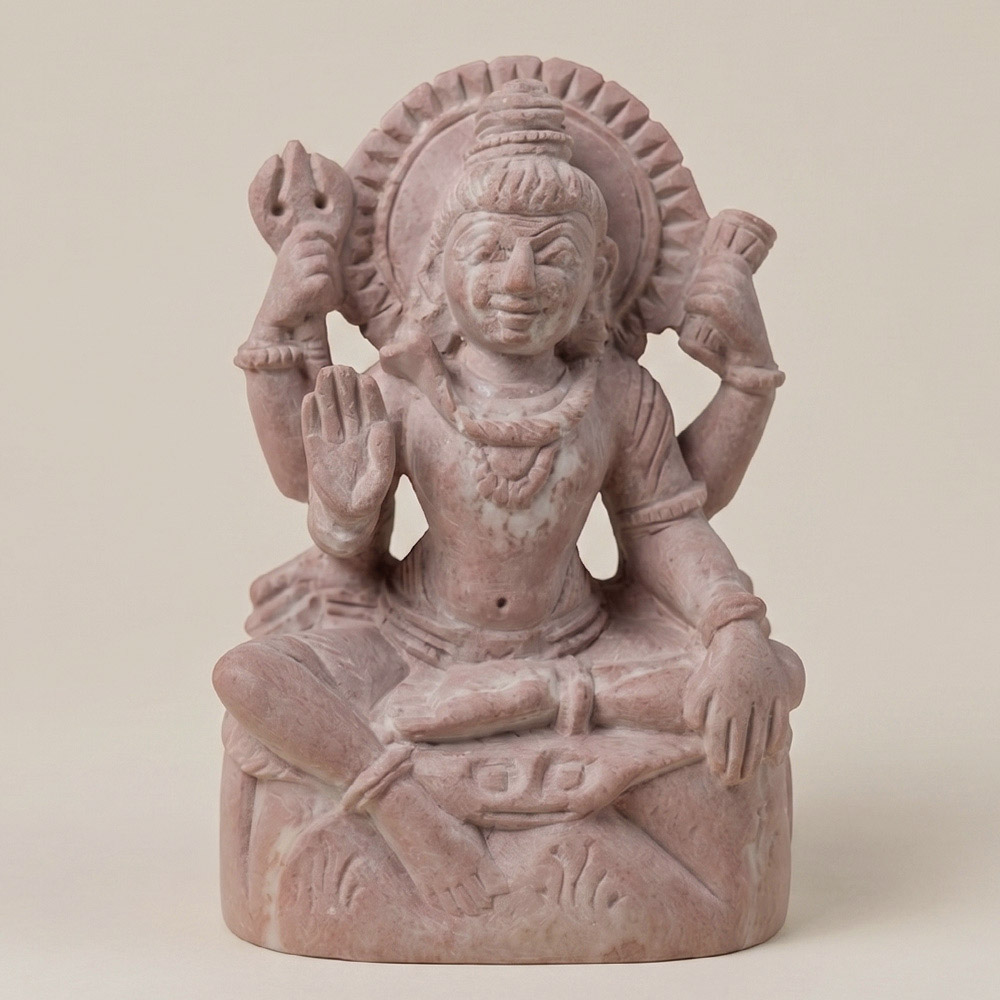 Konark Stone Carving Shiva (3 Inches)