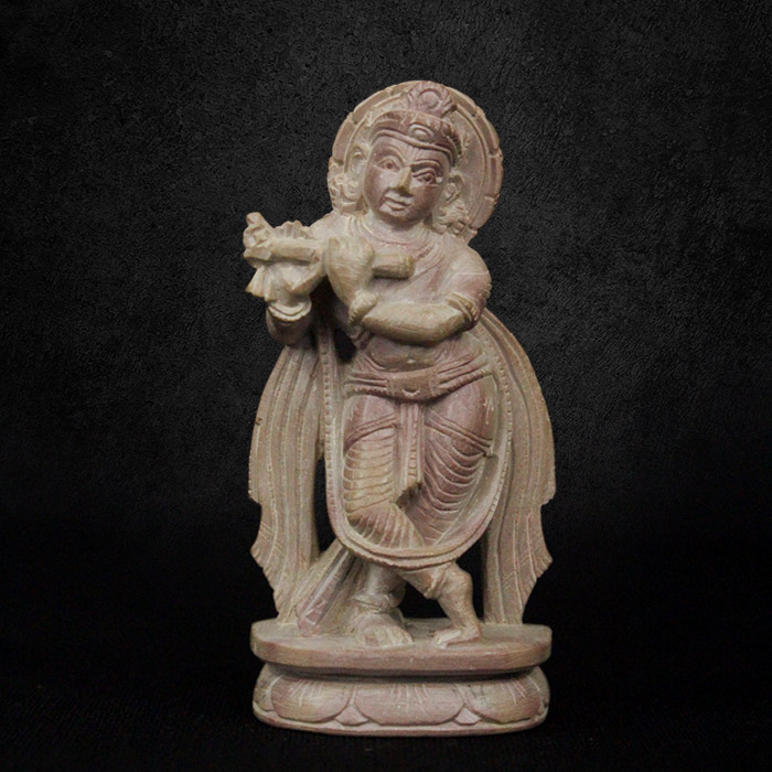 Konark Stone Carving Krishna (3 Inches)
